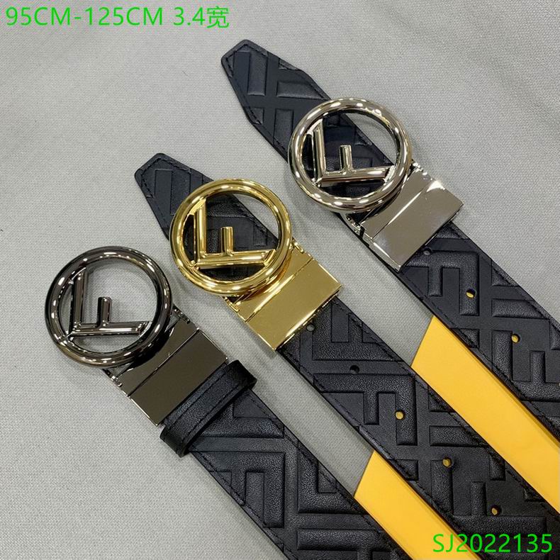 Fendi Belt 34mmX95-125cm 7D07